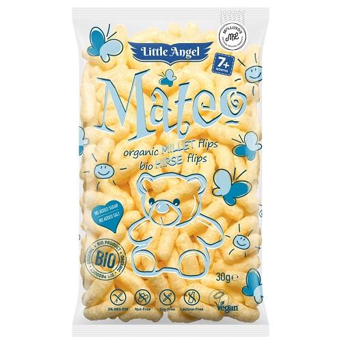 Little Angel Mateo Organic Roasted Corn Snack Naturally Gluten-Free 30g