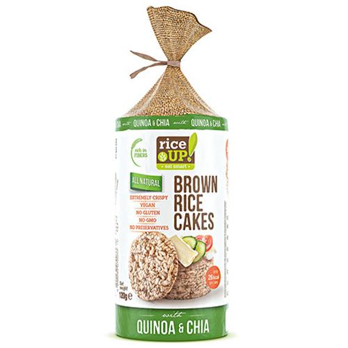 Rice Up Brown Rice Cakes with Quinoa and Chia 120g