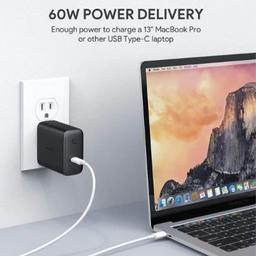 Aukey Wall Charger Type C PD 60W with GaN Power Tech