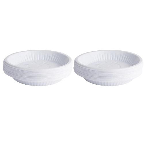Plasco Round Plastic Plate Small No.18 50Plate 2Pcs