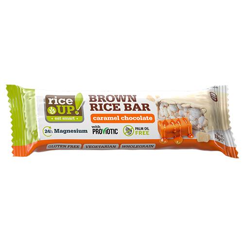 Rice Up Brown Rice Bar with Carmel Chocolate 18g
