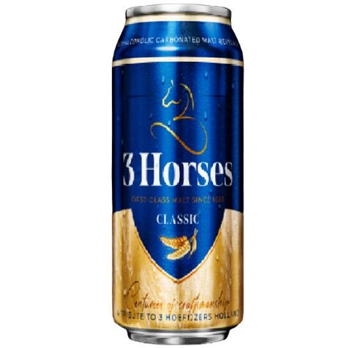 3 Horses Classic Non Alcoholic Barley Beverage 500ml