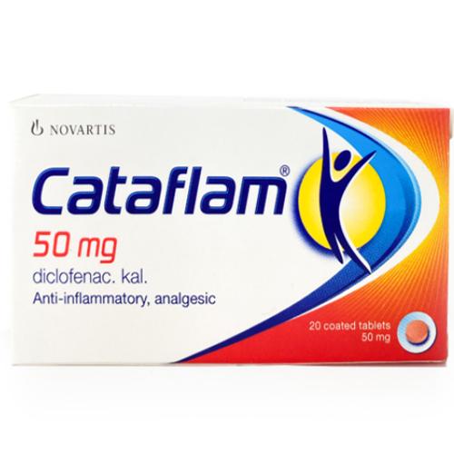 Cataflam Diclofenac 50mg Anti Inflammatory and Analgesic 20Coated Tablets
