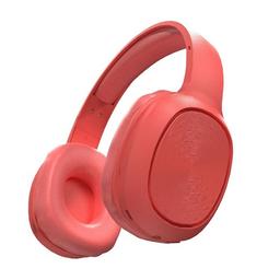 Porodo Soundtec Portable Bluetooth 5.0 Headphones NC Sound Pure Bass FM Wireless Active Siri Red