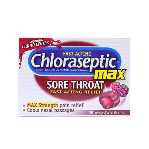 Chloraseptic Max Wild Berries 15Lozenges