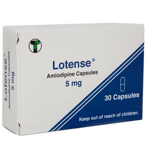 Lotense Amlodipine 5mg to Treat High Blood Pressure 30Capsules
