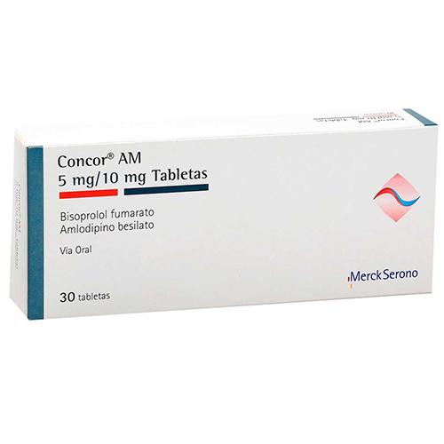 Concor Am 5mg/10mg Treating High Blood Pressure 30Tablets
