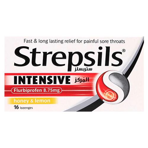 Strepsils Intensive Honey Lemon 16lozenges