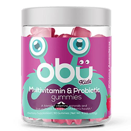 Obu Supplement Probiotic Cherry Gummies for Digestive Health and Immune Boost 90Gummies
