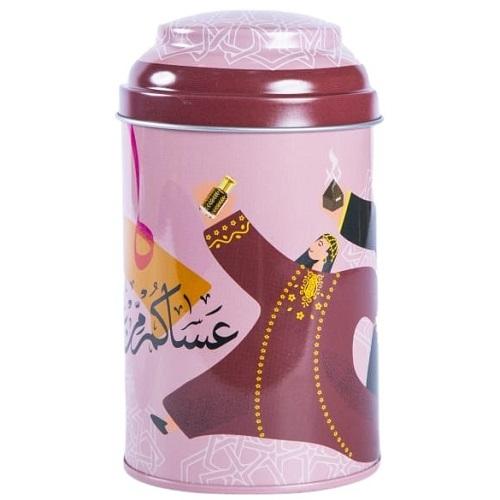 الصيداوي علبة توزيع قرقيعان معبأة وردي