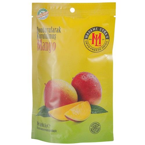 Madame Liras Freeze Dried Mango Slices 16g