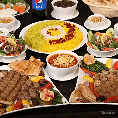 وجبة مشويات مشكلة تكفي 6اشخاص