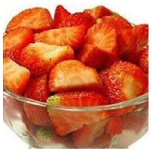 قطع فراولة
