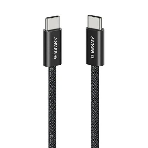 Anker Zolo Braided Cable Type C to Type C 240W 0.9m Black Model No.A8060H11