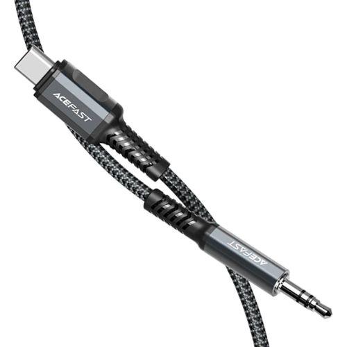 AceFast C108 Type C to 3.5mm Aluminum Alloy Audio Cable Black