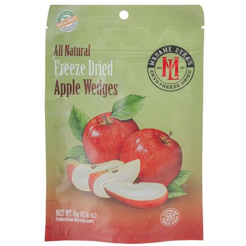 Madame Liras Freeze Dried Apple Slices 16g