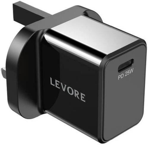 Levore Wall Charger 25W Type C PD Fast Charging Adapter White