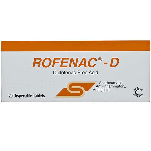 Rofenac D 50mg Antirheumatic Anti Inflammatory and Analgesic 20Tablets