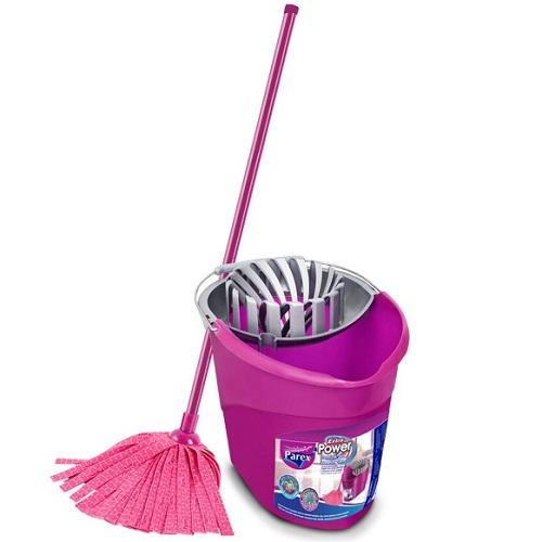 Parex Extra Power Cotton Mop + Bucket