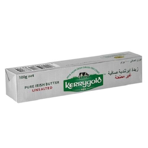 كيري جولد زبدة ايرلندية صافية غير مملحة 100جم