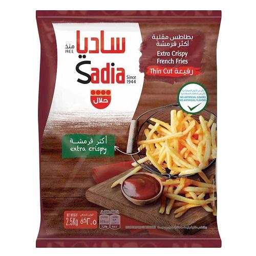 Sadia Extra Crispy French Fries Thin Cut 2.5Kg