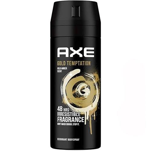 Axe Gold Temptation Deodorant Body Spray 48Hrs for Men 150ml