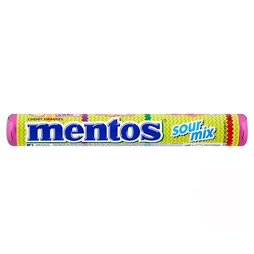 Mentos Sour Chewy Dragees Candy 29g