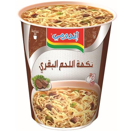 Indomie Instant Cup Noodles Beef Flavor 62g