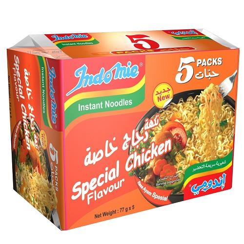 Indomie Instant Noodles Special Chicken Flavor 77g 5Pcs