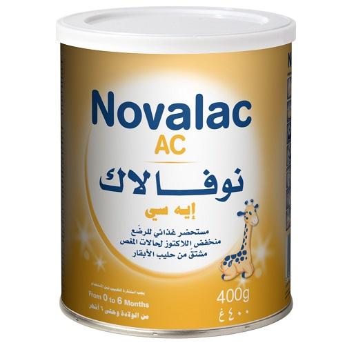 Novalac AC Low Lactose Infant Formula for Colic from Birth to 6Months 400g