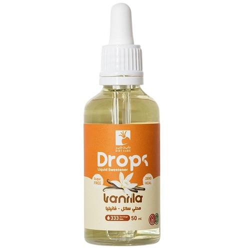 Diet Care Liquid Sweetener Flavored With Vanilla 50ml