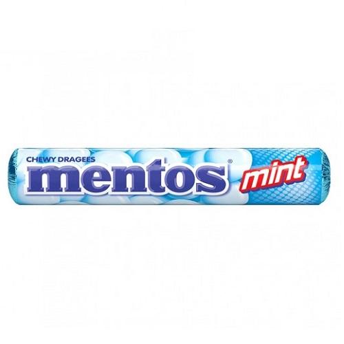Mentos Mint Chewy Dragees Candy 29g