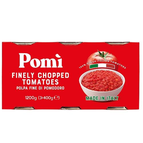 Pomi Chopped Tomatoes 400g 3Pcs
