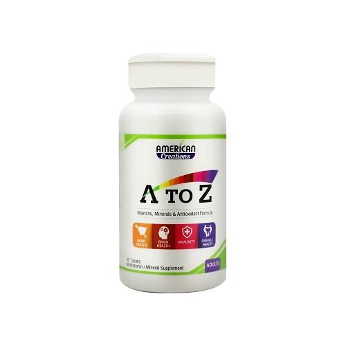 American Creations A to Z Multivitamin for Overall Health 40Tablets