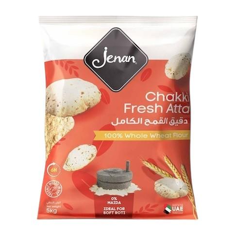Jenan Chakki Frseh Atta Whole Wheat Flower 5kg