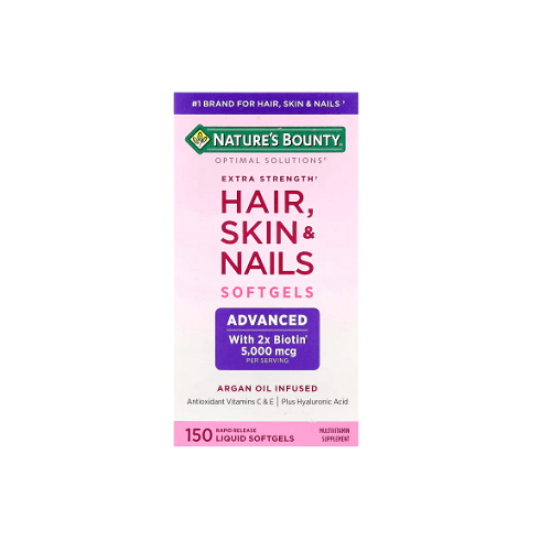 Natures Bounty Extra Strength Hair Skin and Nails 150Softgels