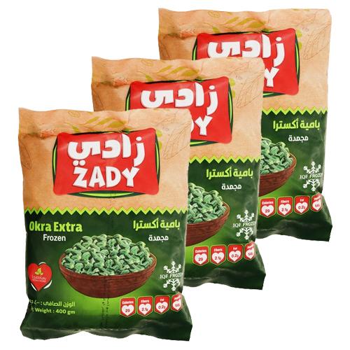 Zady Okra Extra Frozen 400g 3Pcs