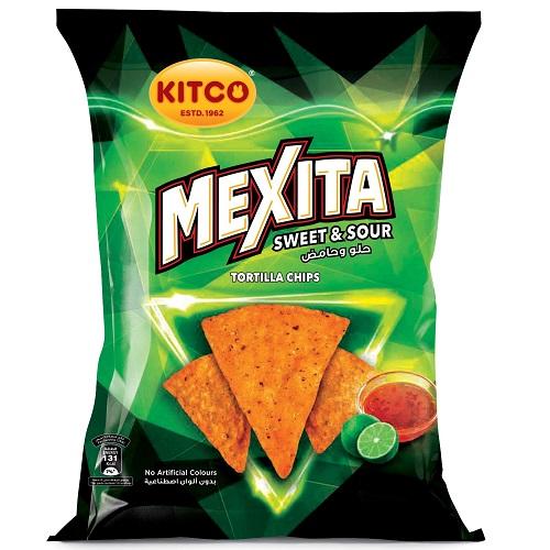 Kitco Mexita Tortilla Chips Sweet and Sour 48g