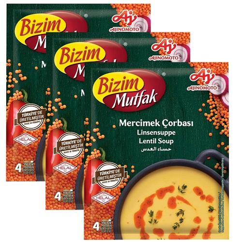 Bizim Mix Lentil Soup 65g 3Pcs