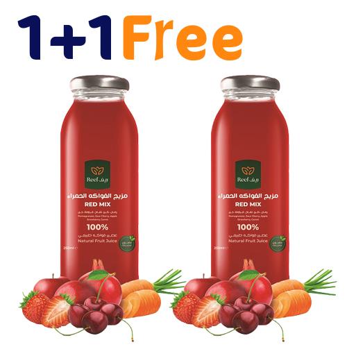 Reef Organic Red Mix Juice 250ml 1+1Free