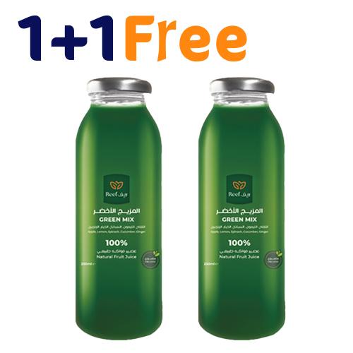 Reef Organic Green Mix Juice 250ml 1+1Free