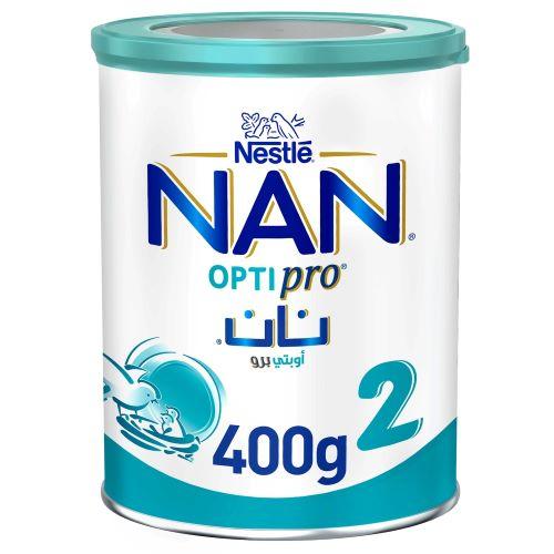 نستله نان اوبتيبرو المرحلة 2 حليب اطفال بودرة من6الى12شهر 400جم