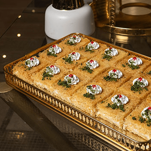 Kunafa with Cream