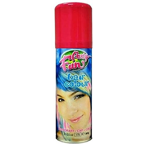 Party Fun Temporary Hair Dye Red Color 125ml