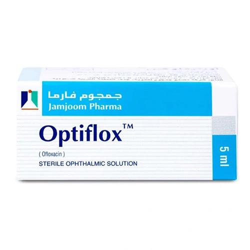 اوبتيفلوكس محلول معقم للعين 5مل