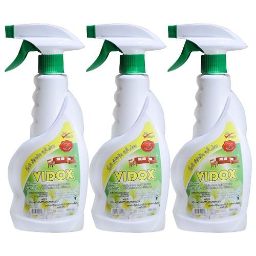 Vidox Concentrated Air and Linen Freshener Scent of Jasmine 500ml 3Pcs